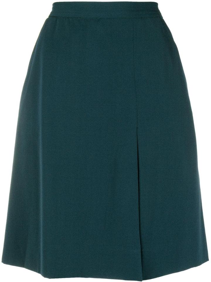 Yves Saint Laurent Pre-owned A-line Short Skirt - Green