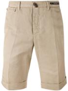Pt01 - Bermuda Shorts - Men - Cotton/linen/flax - 48, Nude/neutrals, Cotton/linen/flax