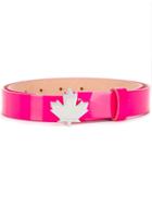 Dsquared2 Leaf Plaque Belt - Pink