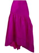 3.1 Phillip Lim Long Shirred Skirt - Pink