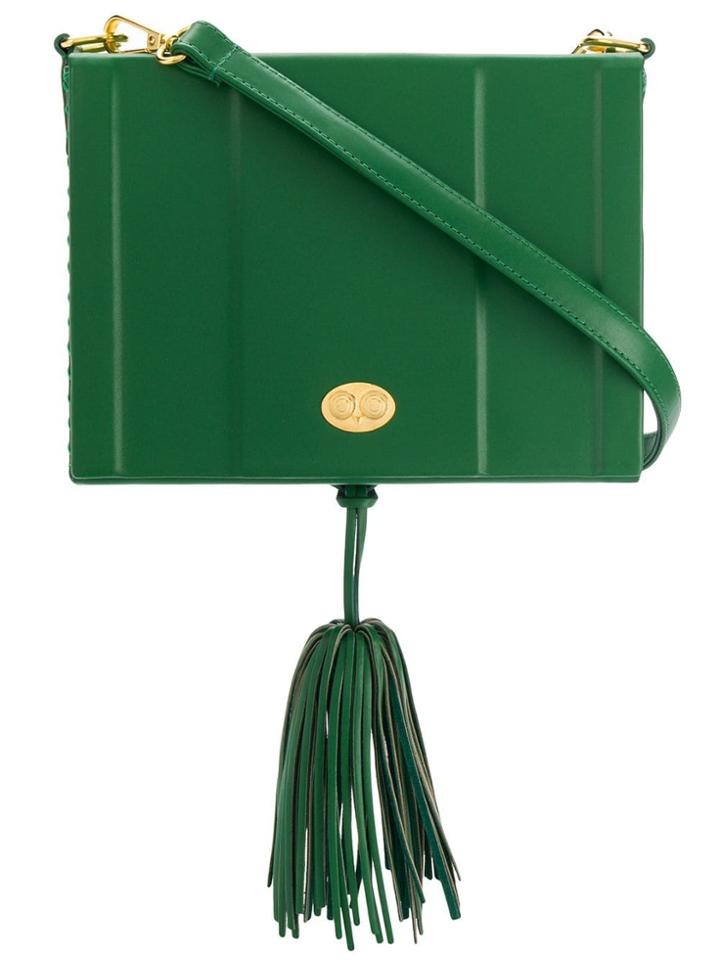 Zeus+dione Odyssey Tassel Shoulder Bag - Green