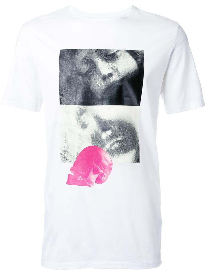 Cy Choi 'statue' Print T-shirt