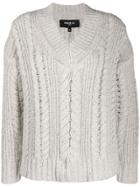Paule Ka Glittery Cable-knit Jumper - Neutrals