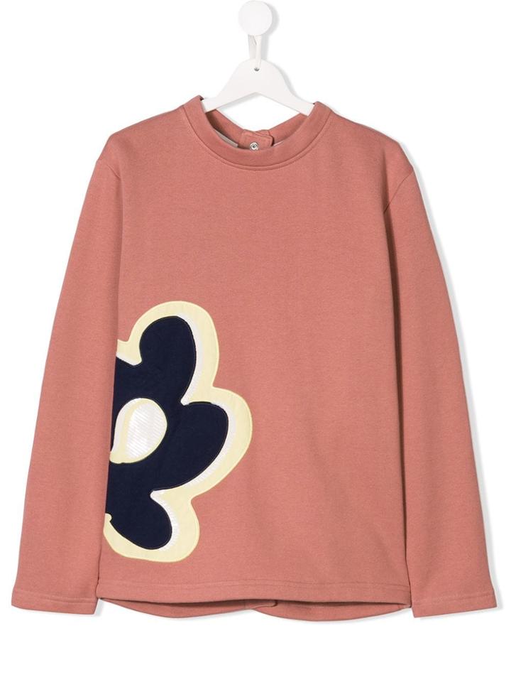 Marni Kids Flower Patch Top - Pink & Purple