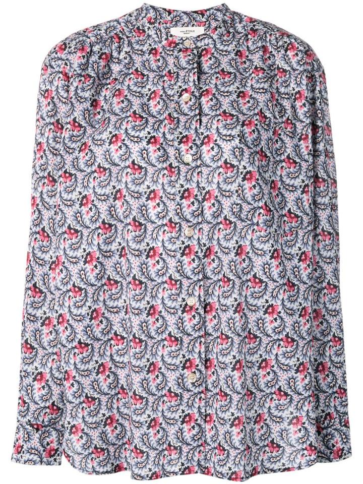 Isabel Marant Étoile Mandarin Collar Shirt - Blue