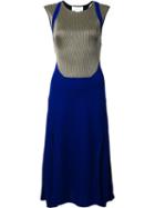 Esteban Cortazar 'varsity' Dress, Women's, Size: 38, Blue, Polyamide/polyethylene/spandex/elastane/viscose
