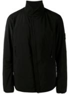 Stone Island Zip-up Jacket, Men's, Size: Medium, Black, Polyamide/polyester/polyurethane Resin