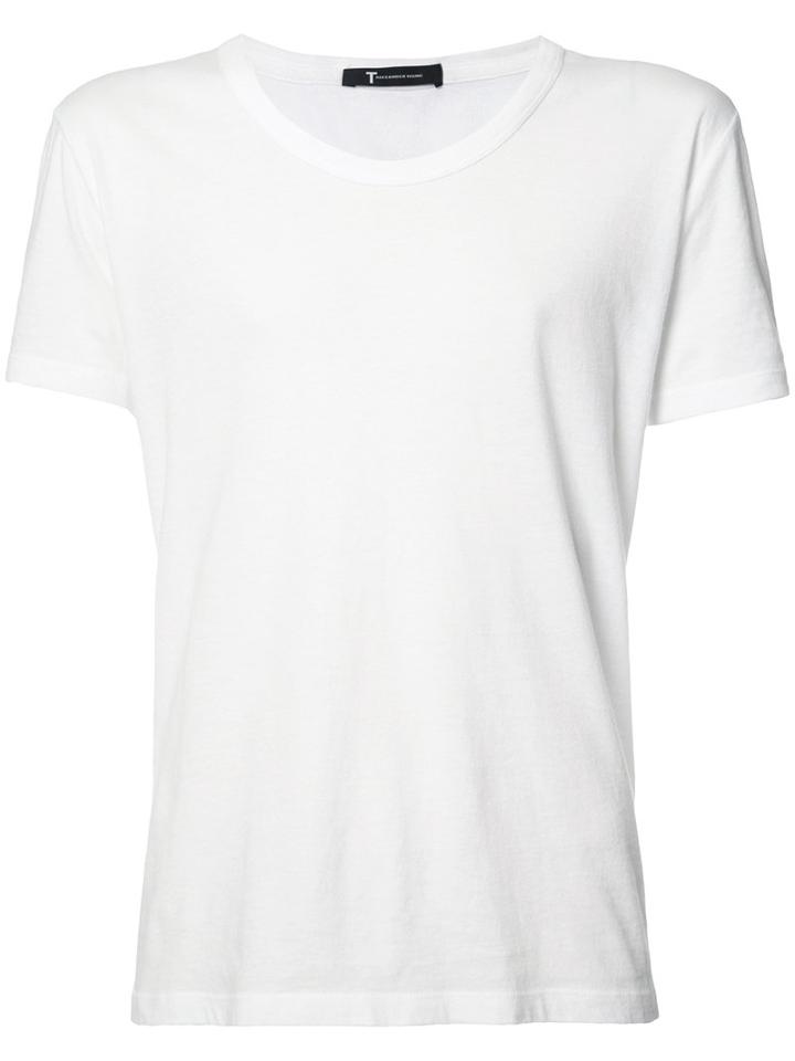 T By Alexander Wang - Plain T-shirt - Men - Cotton - Xl, White, Cotton