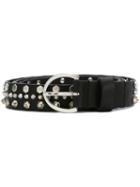 Diesel Studded Belt, Women's, Size: 80, Black, Leather