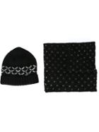 Diesel Knit Beanie And Scarf Set