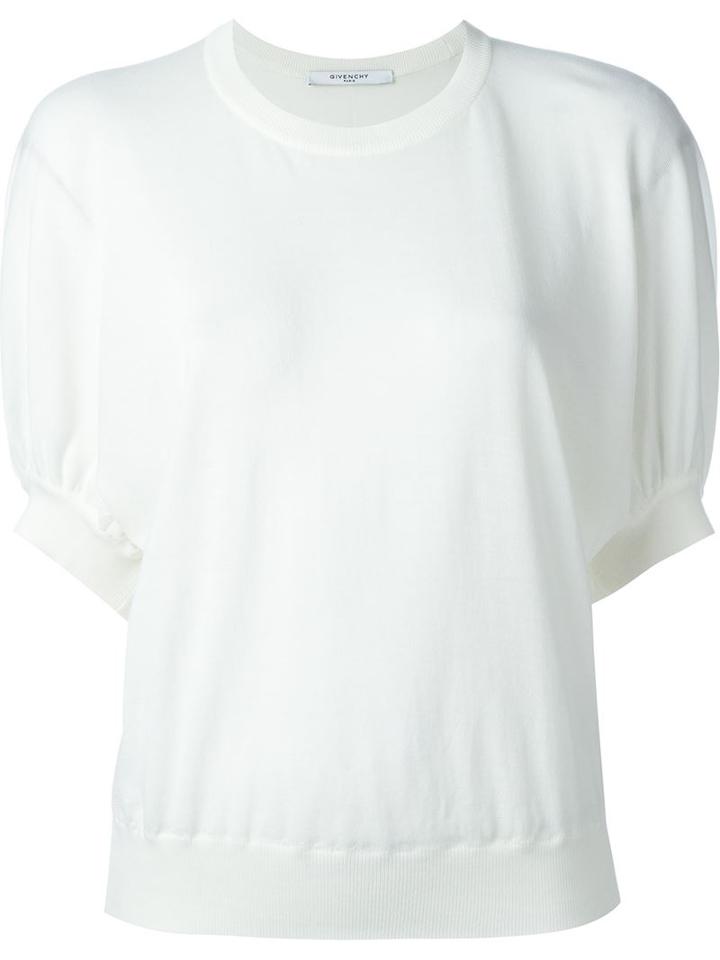 Givenchy Short Sleeve Jumper, Women's, Size: Medium, White, Wool