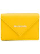 Balenciaga Papier Mini Wallet - Yellow