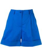 P.a.r.o.s.h. Flared Shorts - Blue