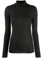 Roberto Collina Roll Neck T-shirt - Black
