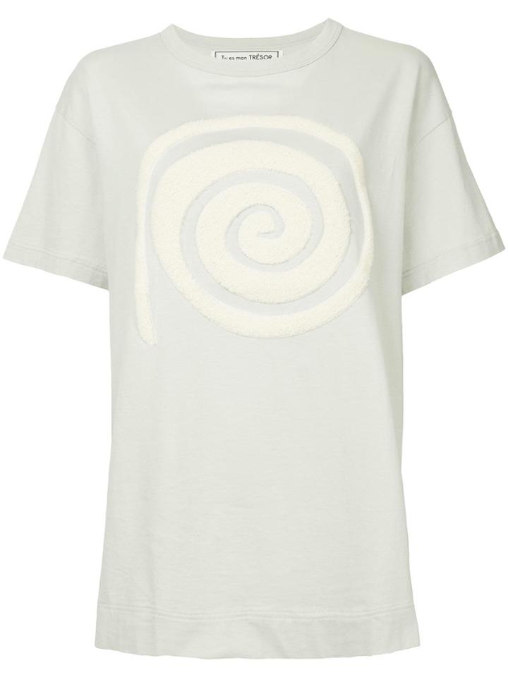 Tu Es Mon Trésor Spiral T-shirt - Nude & Neutrals