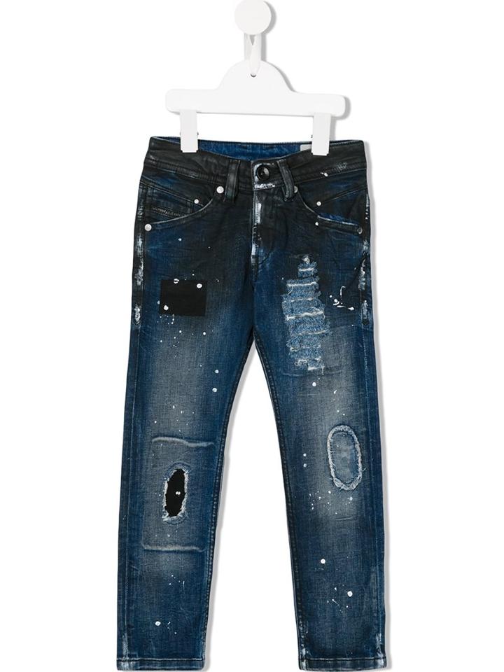 Diesel Kids Distressed Jeans, Boy's, Size: 9 Yrs, Blue