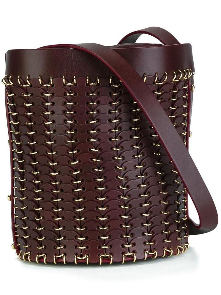 Paco Rabanne Iconic Chain Crossbody Bag, Women's, Pink/purple