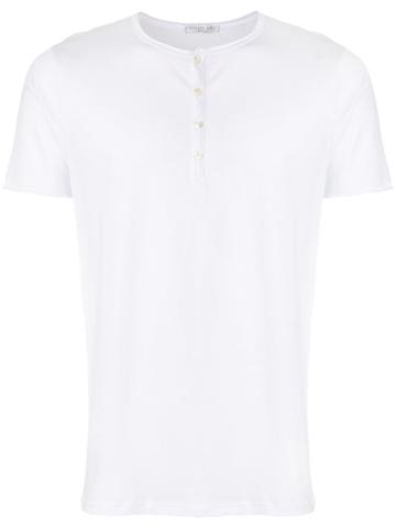Cenere Gb Button Detail T-shirt - White