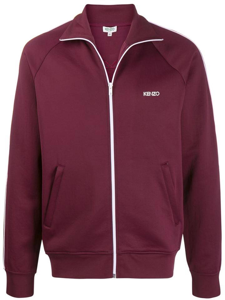 Kenzo Logo-printed Track Jacket - Red