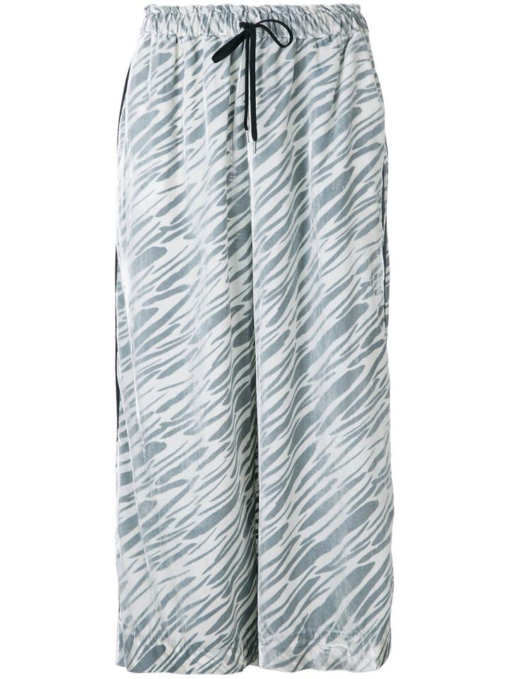 G.v.g.v. - Velvet Track Pants - Women - Cupro/rayon - 34, Cupro/rayon