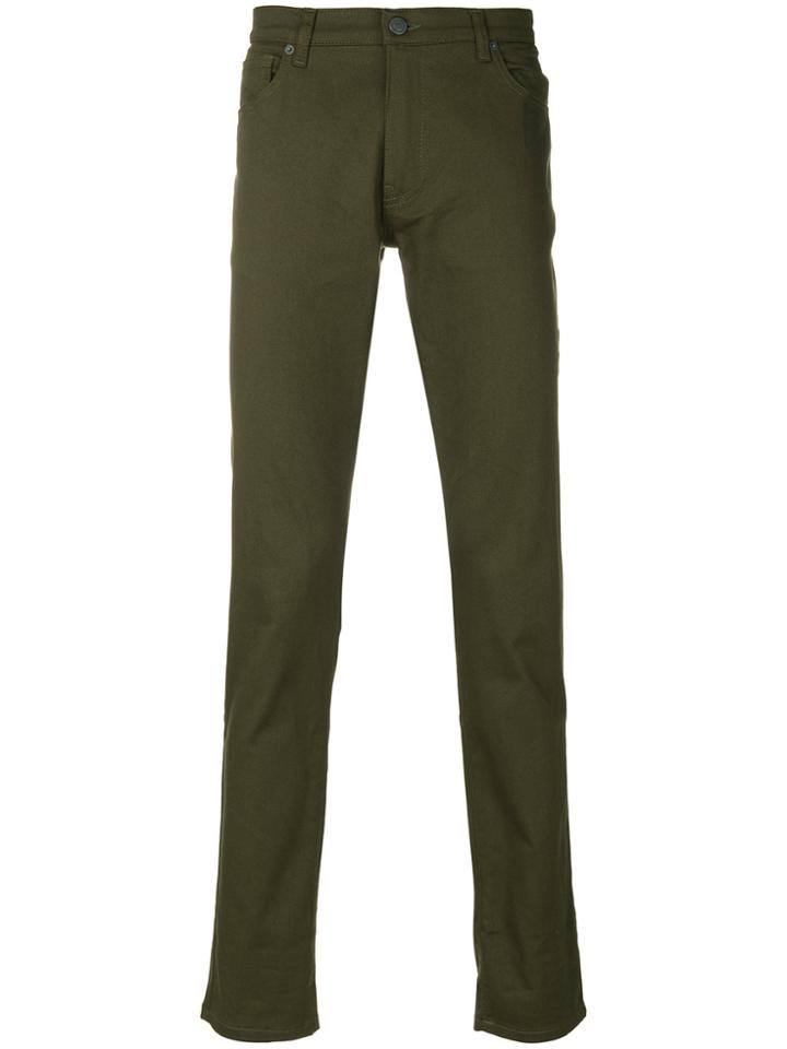 Moschino Straight Leg Trousers - Green