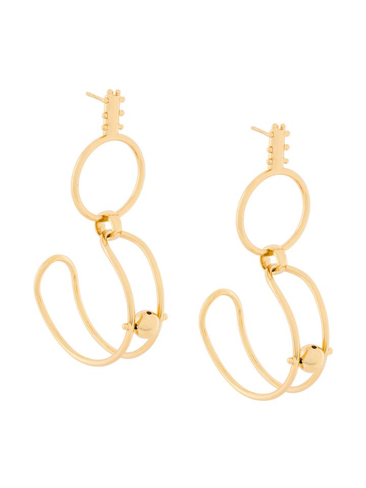 Paula Mendoza Stbc Earrings - Metallic