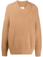Nanushka V-neck Jumper - Neutrals