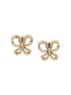 Yves Saint Laurent Pre-owned 1980s Bows Earrings - Gold