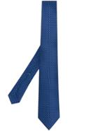 Borrelli Geometric Pattern Tie - Blue
