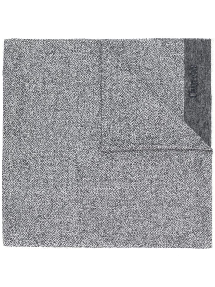 Church's Stripe Panel Scarf - Grey