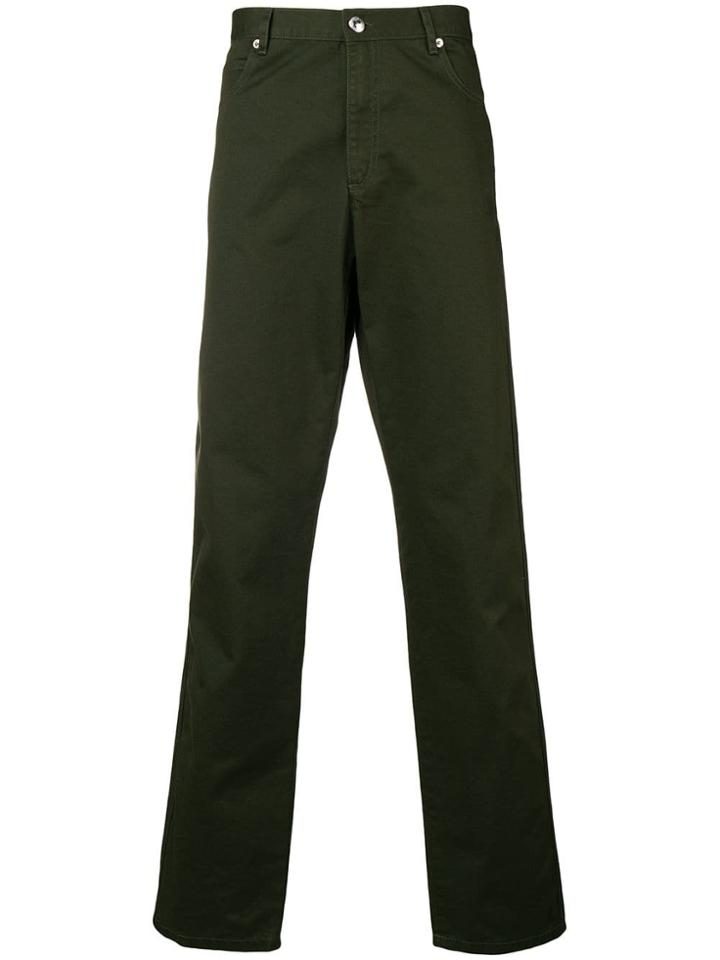 A.p.c. Baggy Fit Trousers - Green
