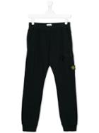 Stone Island Kids Classic Sweatpants, Boy's, Size: 10 Yrs, Blue