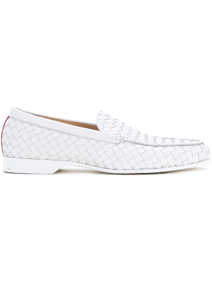 Loveless Woven Loafers - White