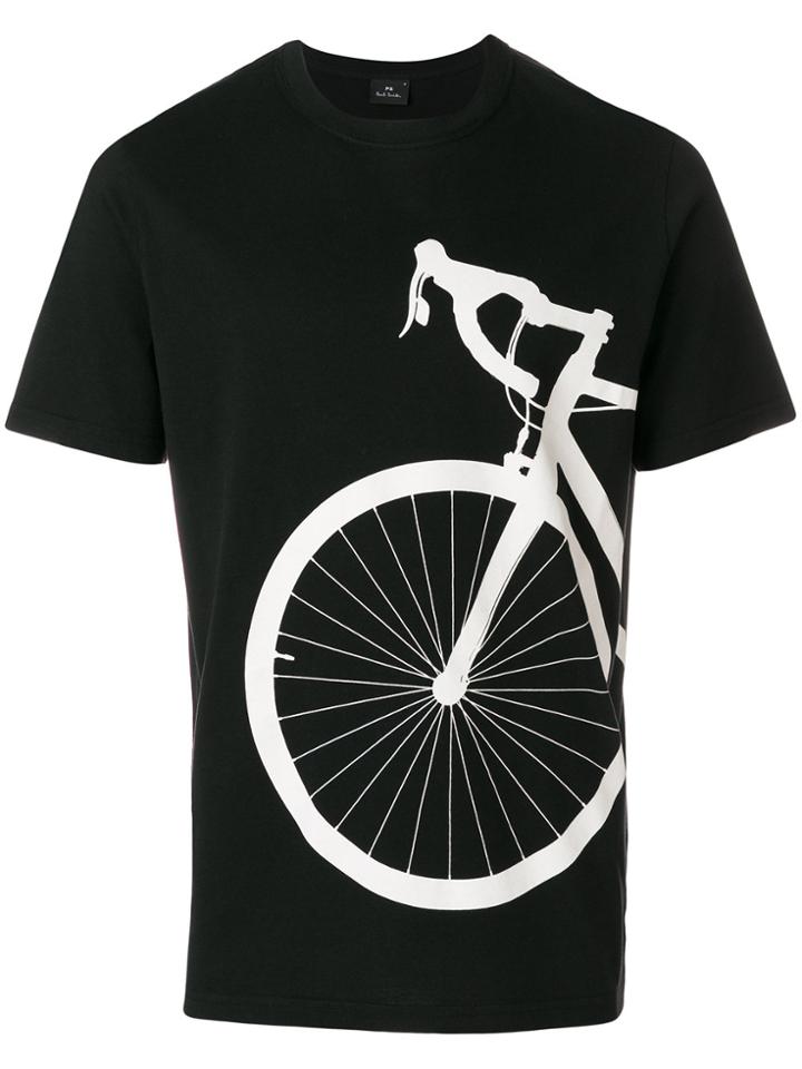 Ps By Paul Smith Bike Print T-shirt - Black