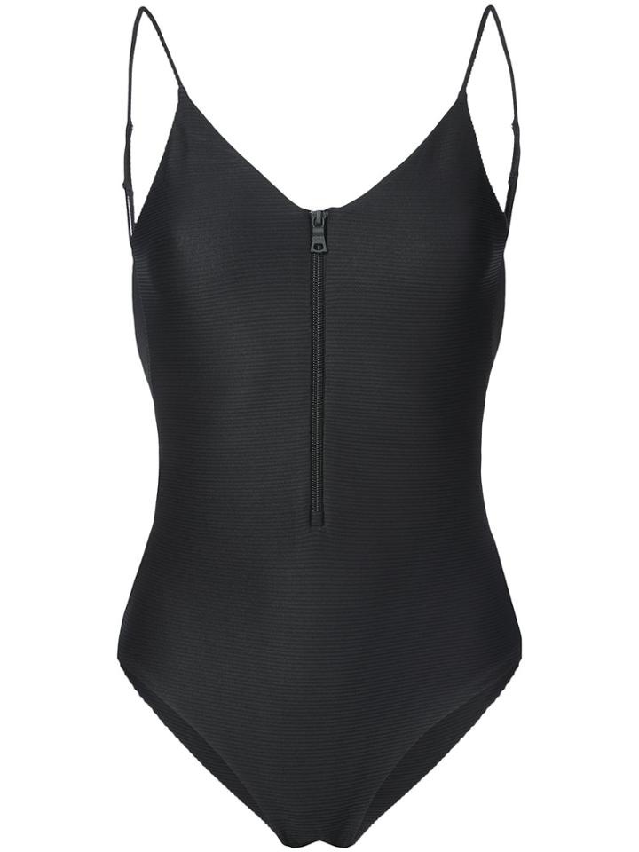 Onia Ariana Half Zip One-piece - Black