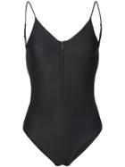 Onia Ariana Half Zip One-piece - Black