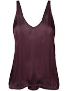 Raquel Allegra V-neck Tank Top - Red