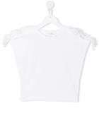 Le Petit Coco Tassel Sleeve Cropped T-shirt, Toddler Girl's, Size: 4 Yrs, Red