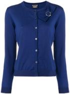 Boutique Moschino Bow Detailed Cardigan - Blue