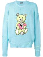 Amiri Cashmere Teddy Jumper - Blue