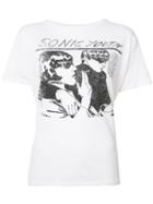 R13 Sonic Youth T-shirt, Women's, Size: Small, White, Cotton/spandex/elastane