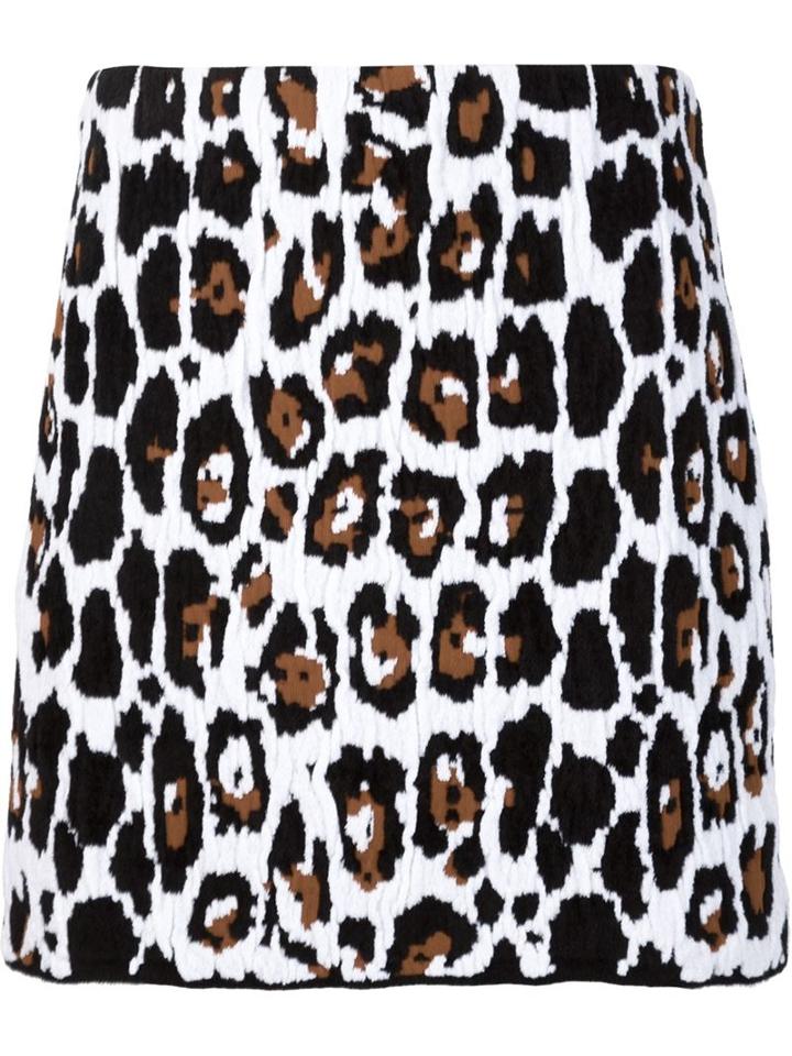 Sonia Rykiel Leopard Print Skirt