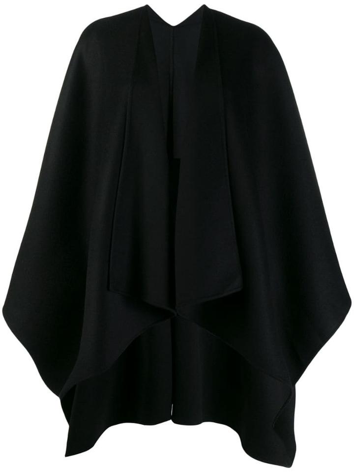 Joseph Oversized Cape Poncho - Black