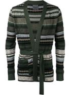 Thom Browne Cashmere Cropped Cardigan - Blue