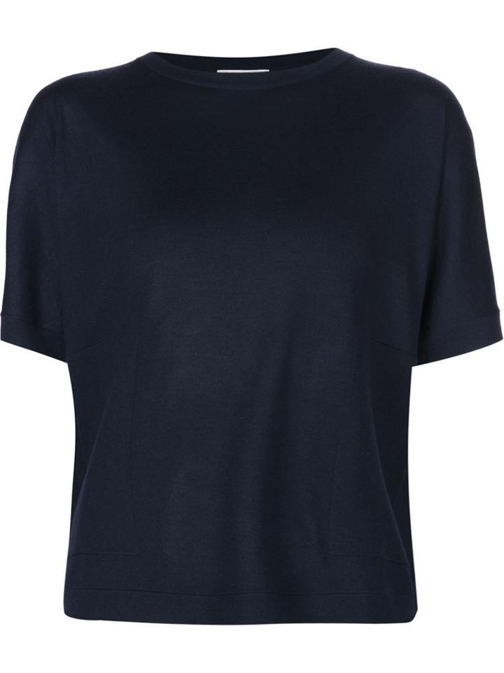 Brunello Cucinelli Shortsleeved Fine Knit Sweater