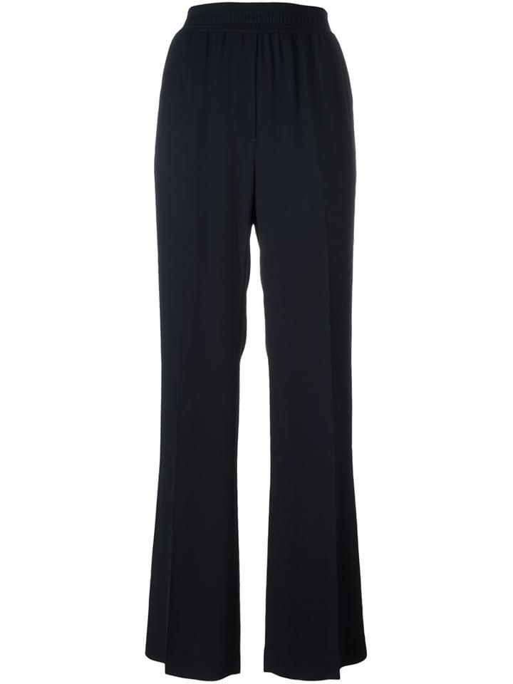 3.1 Phillip Lim Flared Trousers, Women's, Size: 4, Blue, Viscose/spandex/elastane