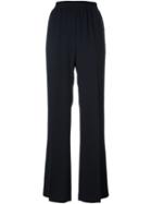 3.1 Phillip Lim Flared Trousers, Women's, Size: 4, Blue, Viscose/spandex/elastane