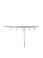Yeprem Charm Bangle Bracelet - White Gold