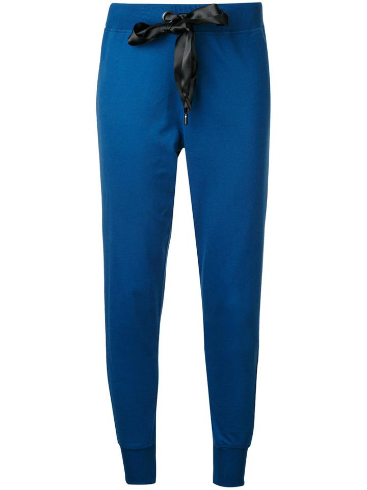 Sonia By Sonia Rykiel Ribbon Waist Joggers, Women's, Size: Small, Blue, Cotton/polyester