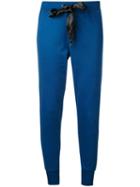 Sonia By Sonia Rykiel Ribbon Waist Joggers, Women's, Size: Small, Blue, Cotton/polyester